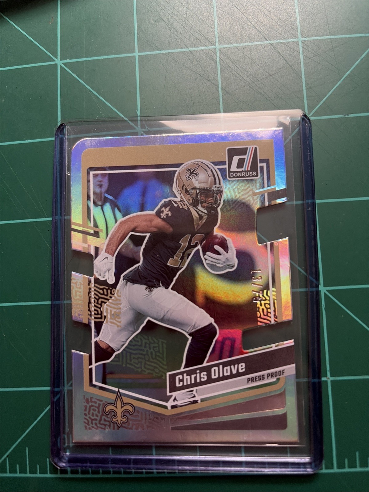 2023 Panini Donruss - Chris Olave #212 Press Proof Silver Die-Cut /75