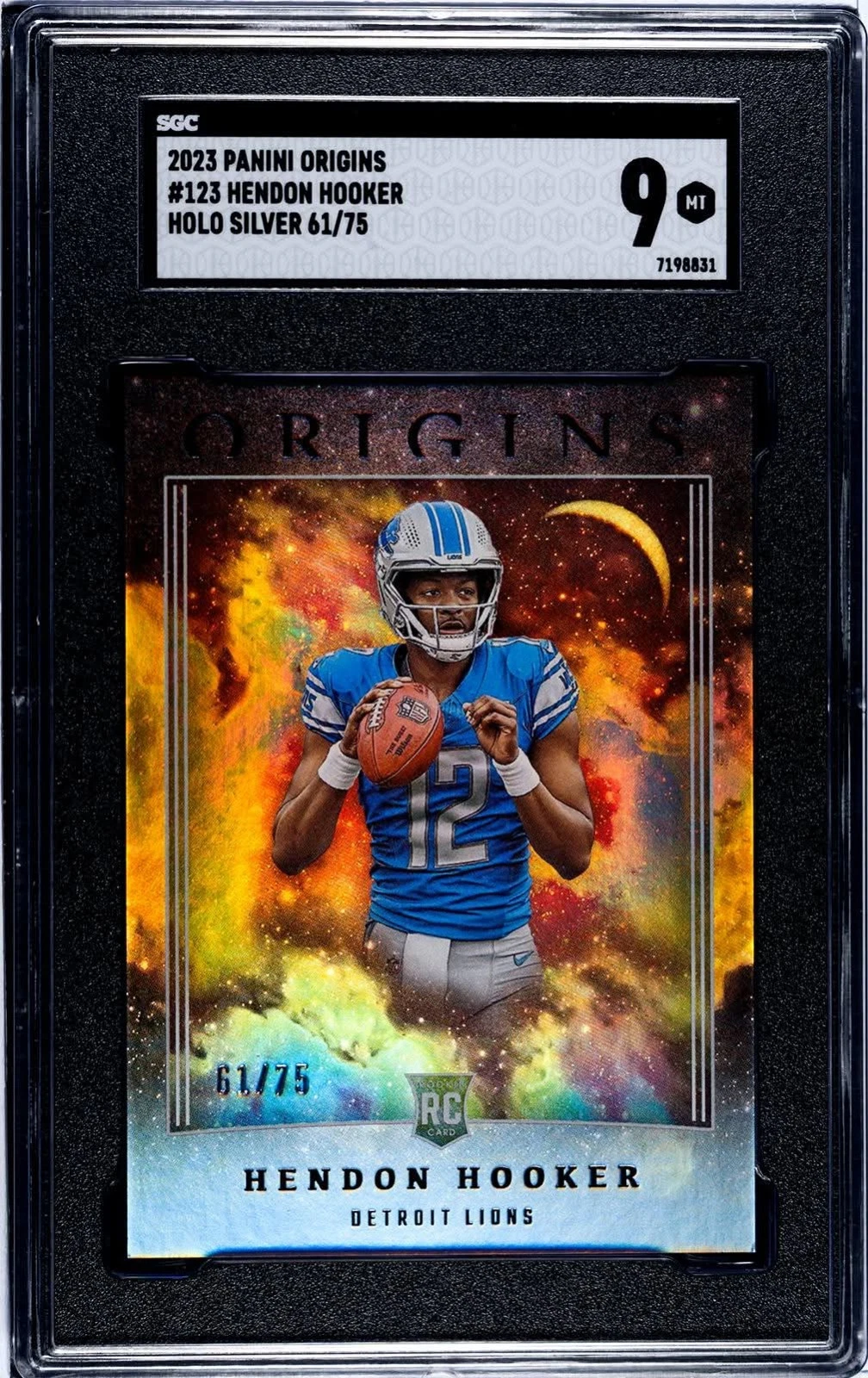 Hendon Hooker Panini Origins #123 Holo Silver