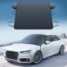 Lamicall Windshield Cover for Ice and Snow - [ Magnetic Fit][ 1S Snow Removal][
