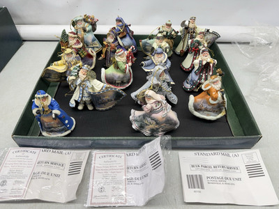 17 Thomas Kinkade Old World Santa Claus Santas Christmas Tree Heirloom Ornaments