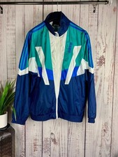 Vintage Adidas 80s/90s Colourblock Windbreaker Oversized Large – Navy/Teal/White