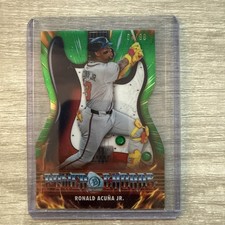 2026 Bowman Chrome - Power Chords - Ronald Acuna Jr. - Green /99 - PC-3 - Braves