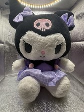 Kuromi Plush Backpack Bag Sanrio Purple Dress