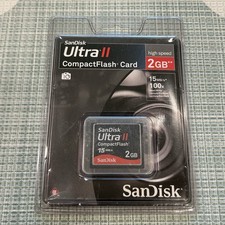 NEW SanDisk Ultra II 2.0 GB SDCFH-002G-A11 CompactFlash CF Memory Card Sealed
