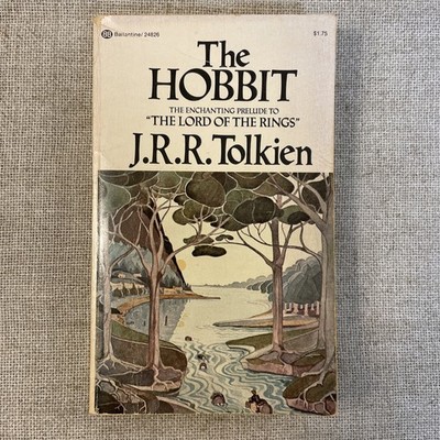The Hobbit by JRR Tolkien 1975 Paperback Ballantine 55th Printing