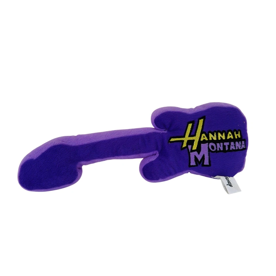 Disney SEGA Hannah Montana travesseiro de pelúcia para guitarra 16" com etiqueta - Imagem 2 de 4