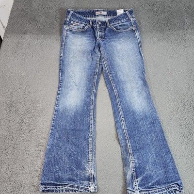 Ariat FR Mid Rise Boot Jeans Womens 30R Blue Medium Wash Flame Resistant Denim