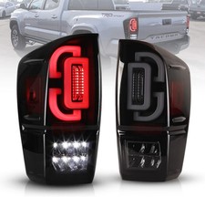 LED Tail Light Fit for 2016-2023 Toyota Tacoma with Sequential Turn Signal and D