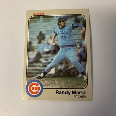 1983 Fleer Chicago Cubs Randy Martz