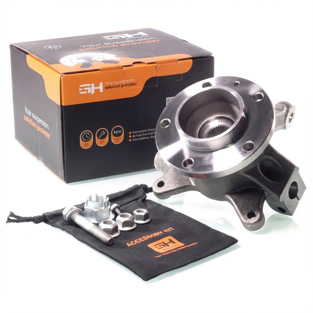 Complete Left Steering Knuckle for Nissan INTERSTAR (X70), Opel MOVANO A (X70)