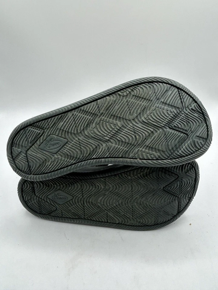 Sandalia Chanclas Chaco Chilso Para Hombre Talla 8 Negra Beige Tanga Sin Cordones Comodidad Foto 4 de 4