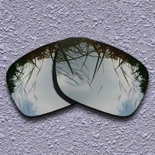 US Black Iridium Polarized Replacement Lenses For-Oakley TURBINE OO9263