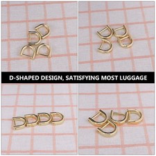  10 PCS Replacement Purse Clips Buckle Keyring Strap Mount Hook Screw D- Rings