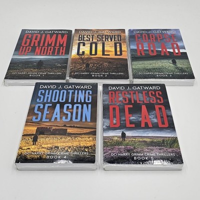 DCI Harry Grimm Series Books 1-5 by David J. Gatward | Crime Thriller PB | VG+