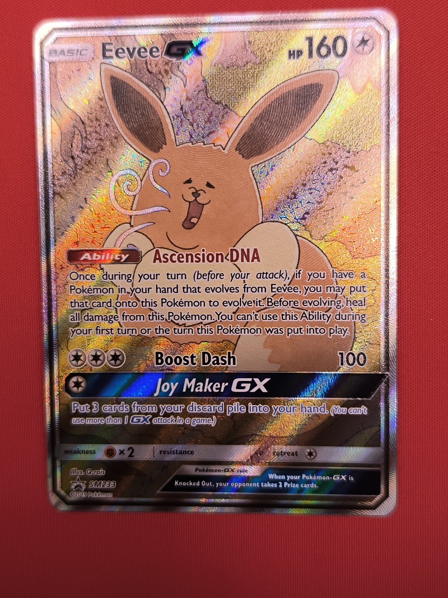 Eevee GX SM233 Alternate Full Art Ultra Rare Pokemon Card | eBay