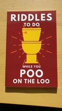 Riddles To Do While You Poo Book by Alex Smart