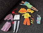 Vintage Barbie Francie doll and Groovy Outfits 1960s Mattel