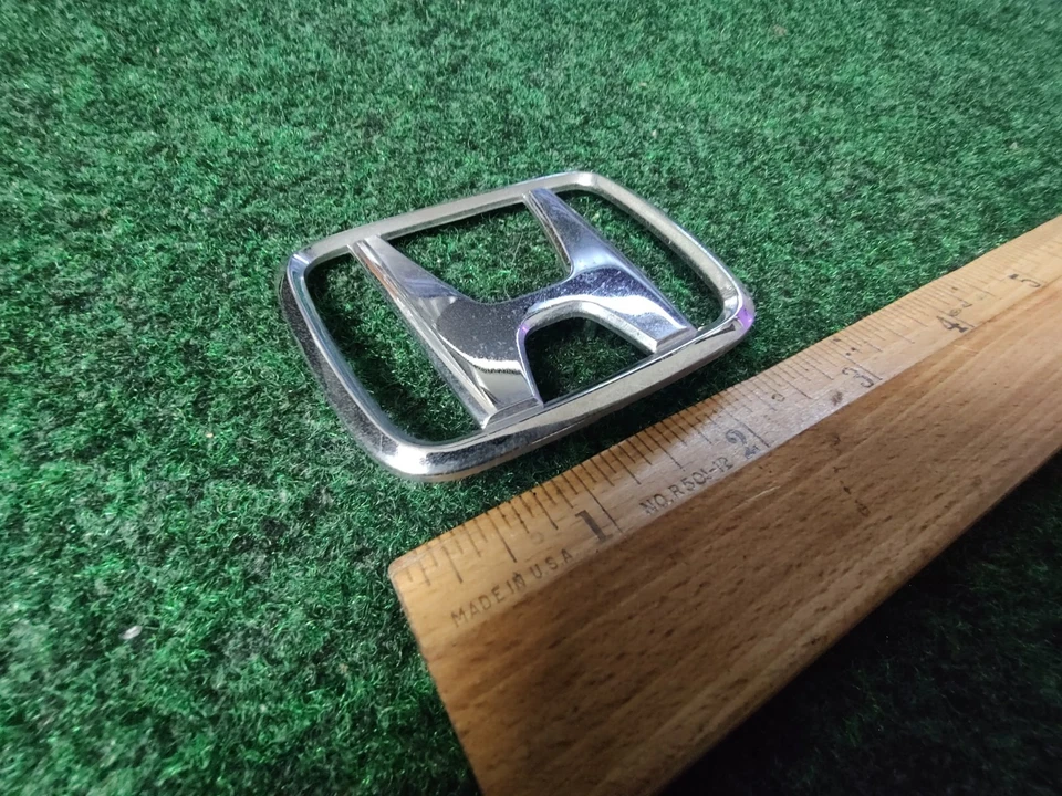 98-00 HONDA ACUERDO EMBLEMA MALETERO TRASERO LOGO PLATA CROMO P# 75701 SK7 0400 6S1 Foto 2 de 4