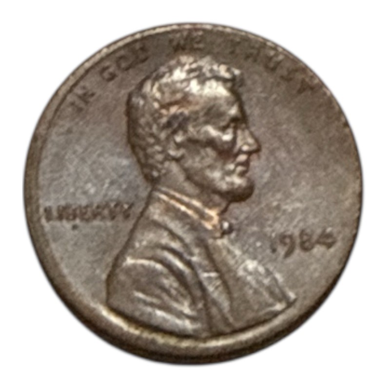 1984 Lincoln Memorial Penny No Mint Mark Collectible Coin!