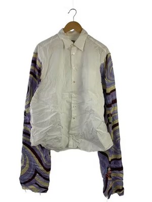 RAF SIMONS/21SS/Boxy shirt with doubled long sleeves/918227