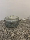 Pyrex Flameware Model 6323-B With Locking Lid And Handle