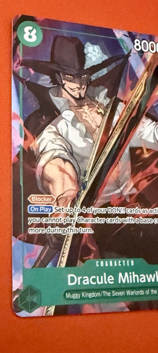 One Piece TCG Dracule Mihawk OP12-030 Legacy of the Master Alt Art