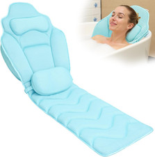 Full Body Bath Pillow for Bathtub - Extra Long 61 Bath Pillows for Tub, Ergono