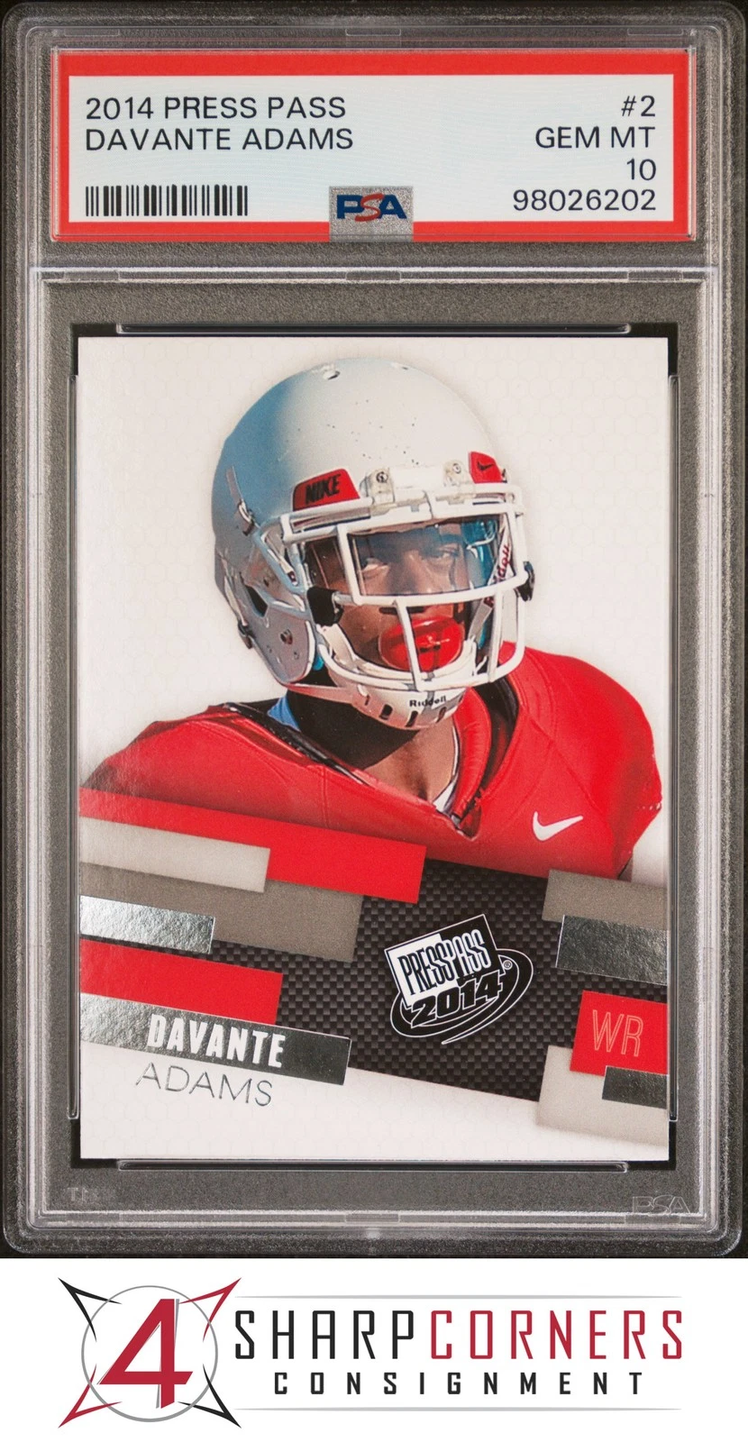 Davante Adams Press Pass #2 Base