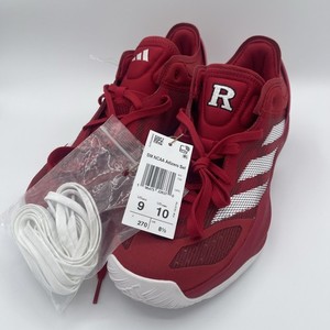 adidas gazelle silver green womens Mens Dame 9 Rutgers Scarlet Knights Basketball Shoes White 8 Casual