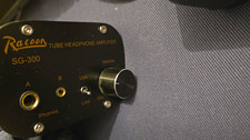 Racoon SG-300 Tube Headphone Amplifier Class A USB RCA 12VAC Black