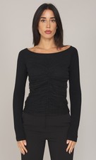 MAGLIA TWINSET CON APPLICAZIONE IN TULLE DA DONNA 252TT3260