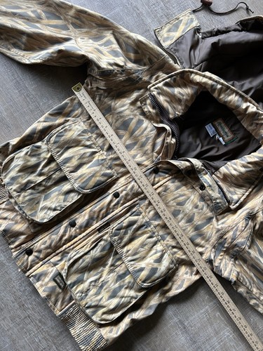 Vintage Remington Duck Camo Cordura Gore-Tex Jacket S Zip Hooded Coat Hunt USA - Picture 8 of 13