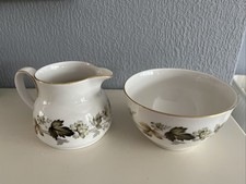 Matching Pair Of Royal Doulton Larchmont Bone China Milk jug & Sugar Bowl