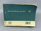 Vintage 1960's Mercedes Benz Original 250S Owner's Manual