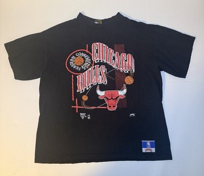 Vintage Chicago Bulls Eastern Conference Vintage Nutmeg T Shirt Single Stitch A7