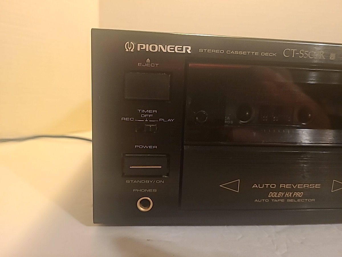 PIONEER CT-S507R SINGLE STEREO CASSETTE TAPE DECK JAPAN WORKS