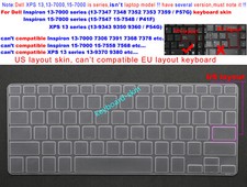 Keyboard Cover Skin for Dell Inspiron 13-7347 7348 7352 7353 7359 15-7547 7548