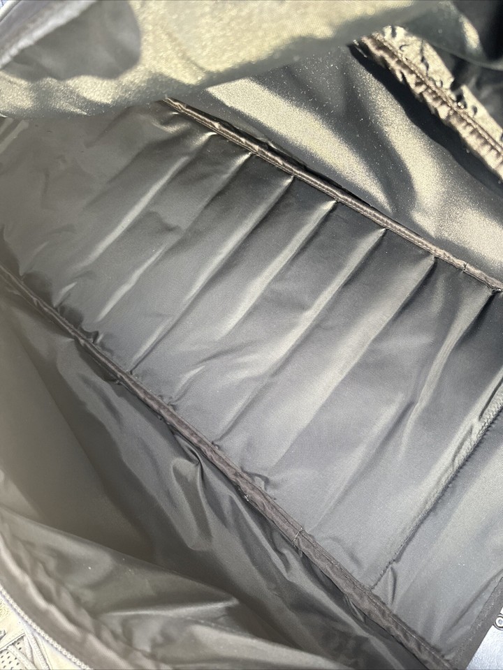 Briggs & Riley Blue Golf Travel Bag Rolling 2 Wheel Bag Travel w/Strap