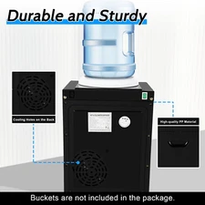 Countertop Water Dispenser Top Loading Hot Cold Water Cooler Drinking Machine