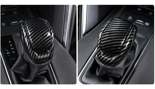 ABS Carbon Fiber Console Gear Shift Knob Cover Trim For Toyota Venza 2021-2023 - Picture 10 of 11