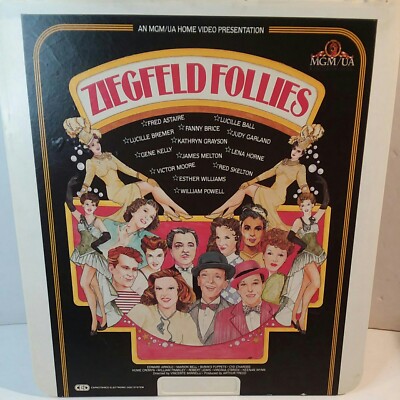Ziegfeld Follies- Fred Astaire, Judy Garland And William Powell CED Videodisc
