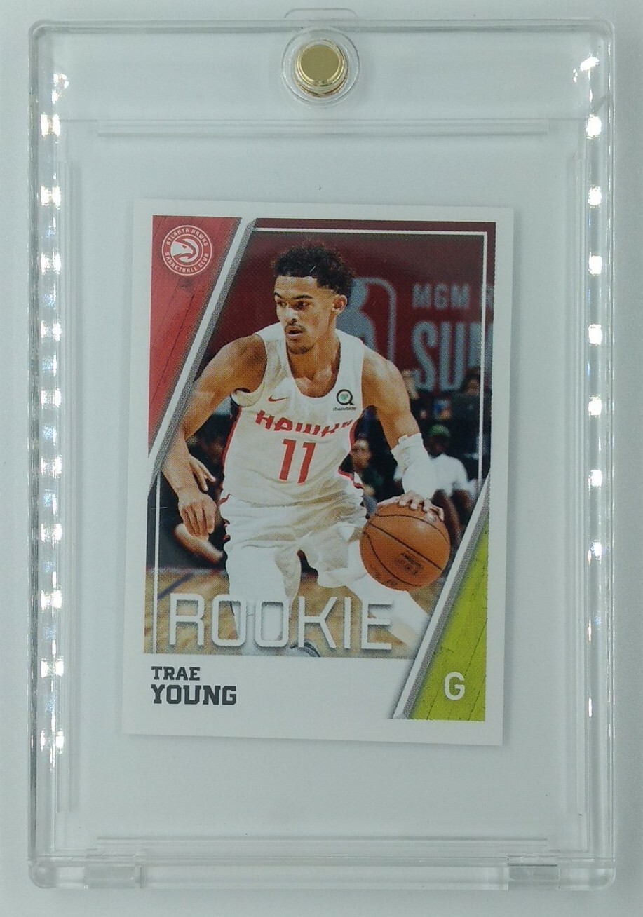2018-19 Panini Album Stickers Trae Young Rookie RC #19, Atlanta Hawks