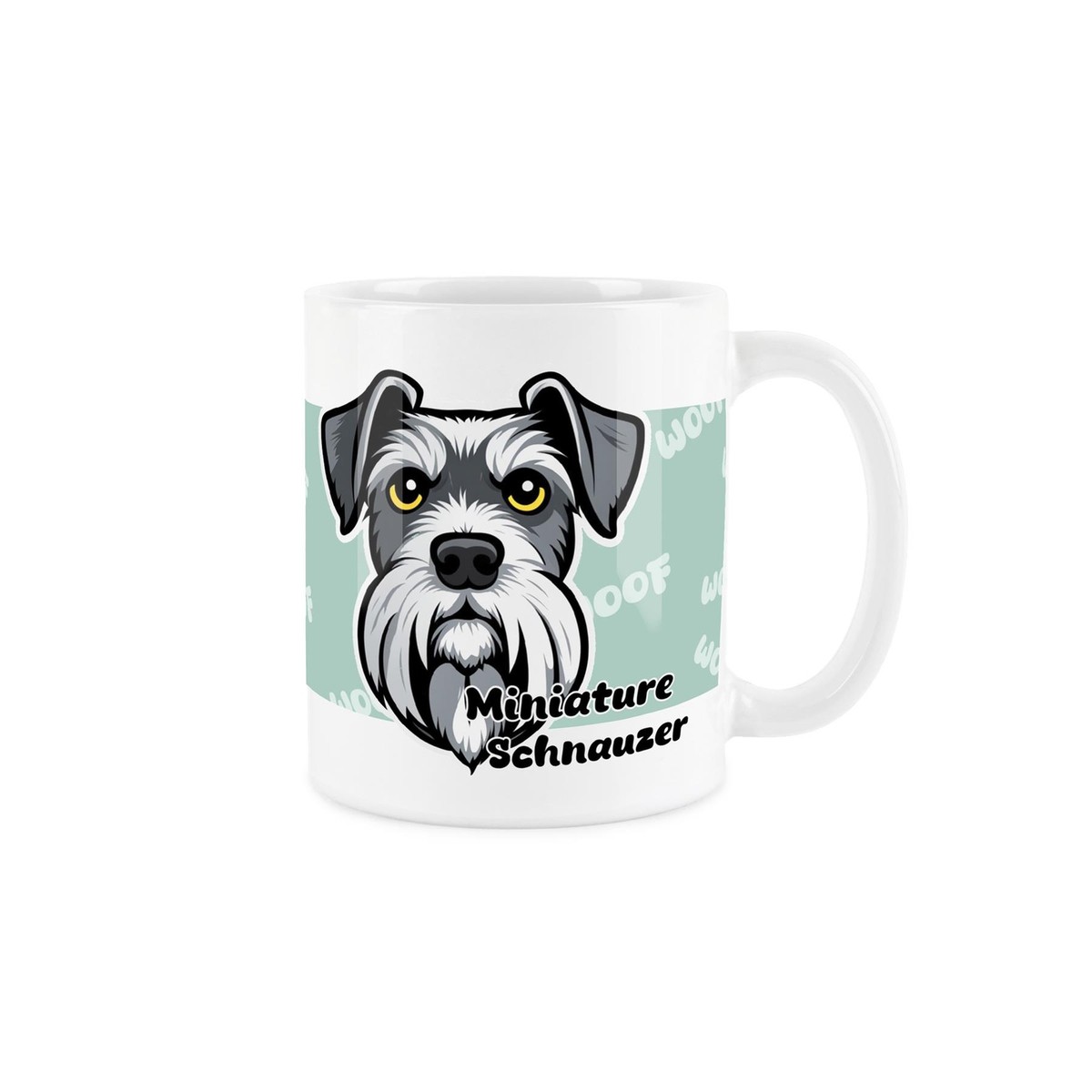 Miniature Schnauzer Mug Cartoon Dogs Ceramic Tea/Coffee Gift Cup