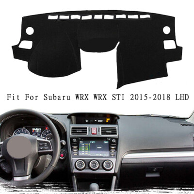 Car DashMat Dashboard Cover Protector Non-slip Mat For Subaru WRX WRX STI 15-18