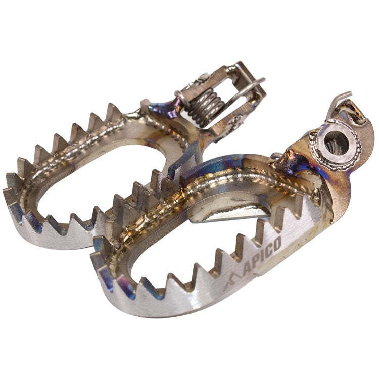 Apico Titanium Foot Pegs Open Design BETA RR 125-300 2T 20-24, 350-480 4T 20-24