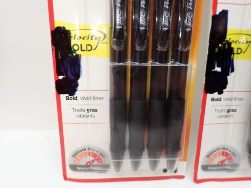 BIC Atlantis Original Medium Ballpoint Smooth Ink Pens 8 Total Pens Black Ink - Picture 3 of 8