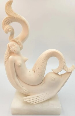 Italian Alabaster Sculpture  by A Giannelli C. 1968