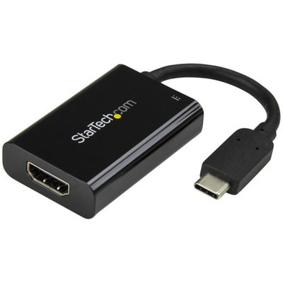 Startech CDP2HDUCP USB C to HDMI 2.0 Adapter Power Delivery 4K 60Hz Type-C