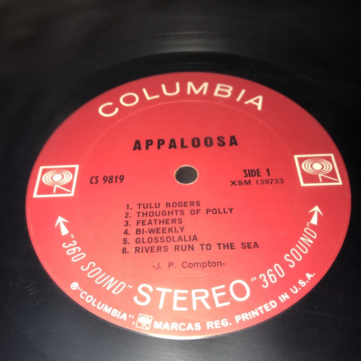 Original Appaloosa 1969 Vinyl Al Kooper John Compton Blood Sweat And Tears Psych