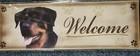 Welcome Dog Wood 12in x 4in Sign, 3 Packs - 5007PS-3 — photo 2